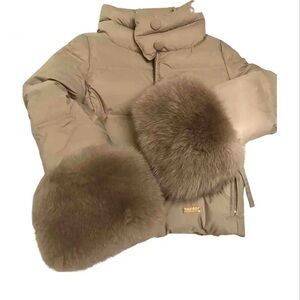 BLUMARINE fur puffer coat
